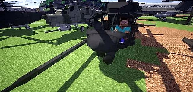MC Helicopter mod for Minecraft 1.7.10 / Planes and helicopters
