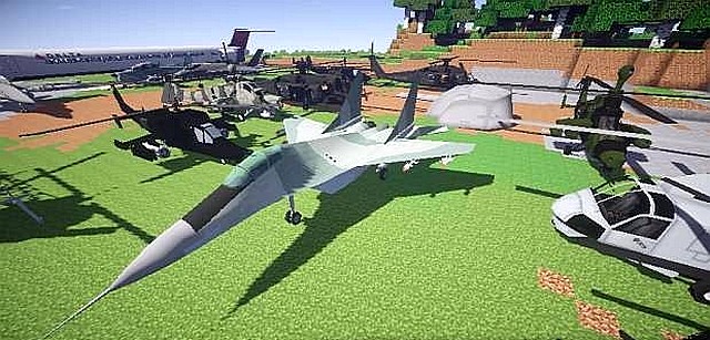 MC Helicopter mod for Minecraft 1.7.10 / Planes and helicopters