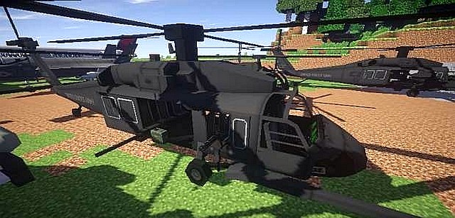 MC Helicopter mod for Minecraft 1.7.10 / Planes and helicopters
