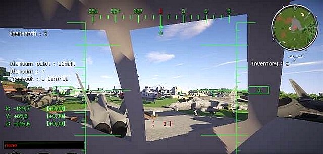 MC Helicopter mod for Minecraft 1.7.10 / Planes and helicopters