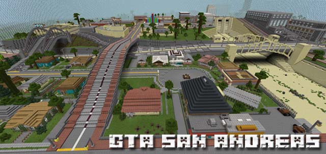 Download GTA: San Andreas map for Minecraft PE for Android