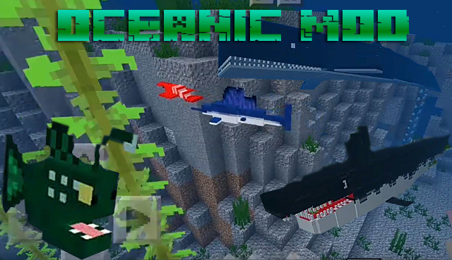 Oceanic mod for MCPE 1.10.0.4 for Android