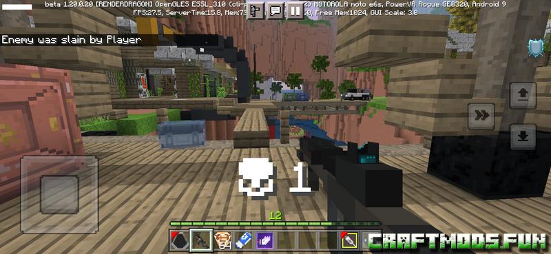 Free Download Guns Map MCPE 1.20 for Mobile