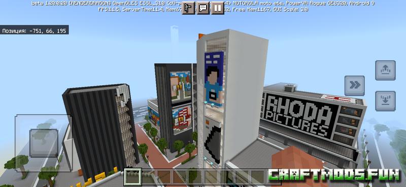 Project Siyudad Map Minecraft PE 1.20, 1.19.83 for Android, iOS