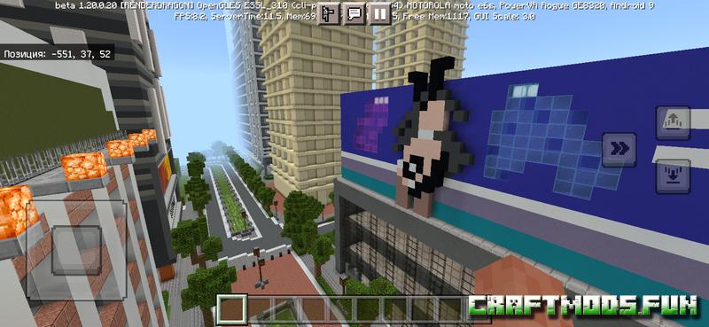 Project Siyudad Map Minecraft PE 1.20, 1.19.83 for Android, iOS