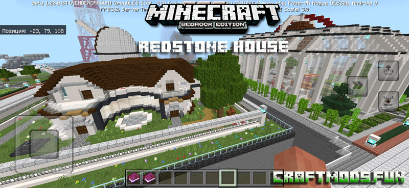 Free Download Map - Redstone House Minecraft PE for Android