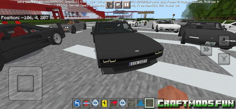 Free Download Vehicles Modpack Minecraft PE 1.20 for Android