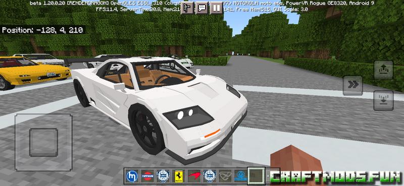 Free Download Vehicles Modpack Minecraft PE 1.20 for Mobile