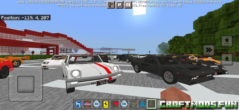 Download Free Modpack Car Vehicles Minecraft PE 1.20 for iPhone