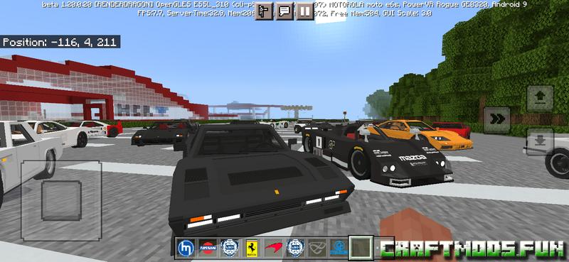 Download Free Modpack Car Vehicles Minecraft PE 1.20 for Android