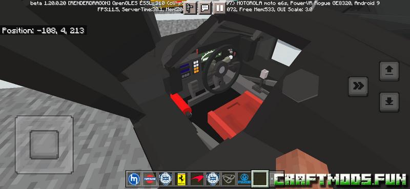 Download Free Modpack Car Vehicles Minecraft PE 1.20 for iOS