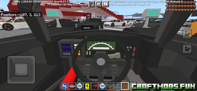 Download Free Modpack Car Vehicles Minecraft PE 1.20 for Mobile 