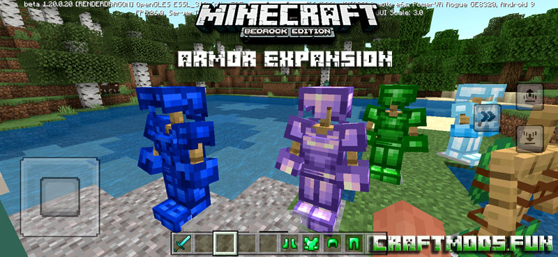 Armor Expansion Mod Minecraft PE 1.20, 1.19 for Android, iOS