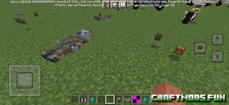 Free Download Army War addon Minecraft PE for Mobile