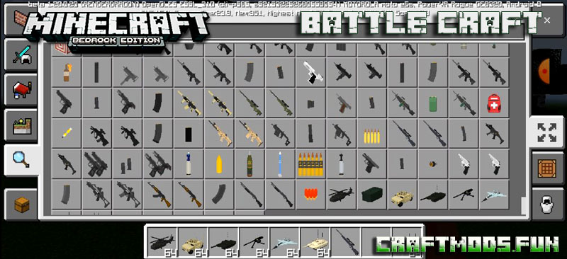 Download Battle Craft Mod Minecraft PE 1.20 for Android