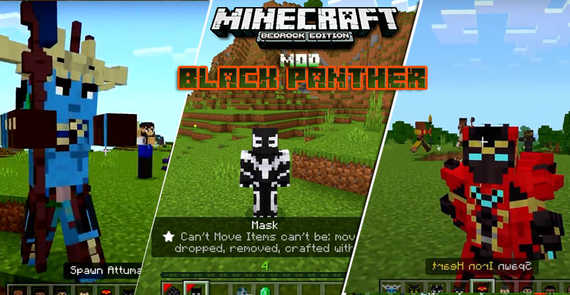 Phone Mod - Black Panther [1.20] - Black Panther for Minecraft