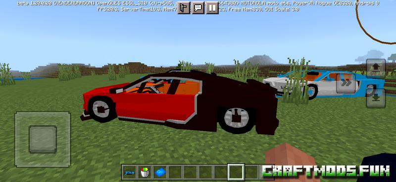 Bugatti Chiron Mod Minecraft PE 1.20, 1.19.83 for Android, iOS