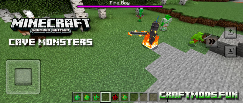 Free Downloads mod Cave Monsters - Minecraft PE for Android, iOS