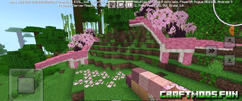 Cherry Biome Mod Minecraft 1.20, 1.19, 1.18 for Android [iOS]