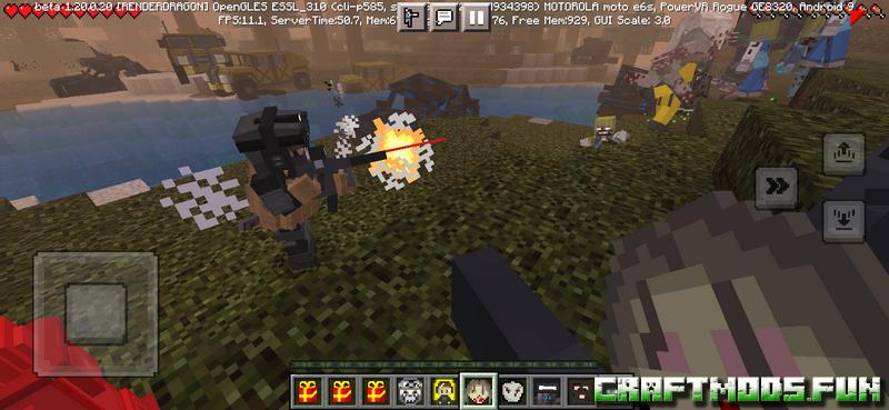 Free Download DayZ Gun Mod MCPE 1.20 for iOS, Android