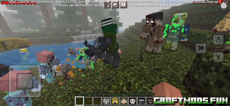 Free Download DayZ Gun Mod MCPE 1.20 for iOS, Android