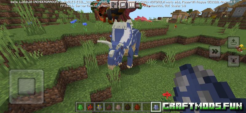 Dinosaurs Prehistoric Mod Minecraft PE 1.20 for iOS, Android
