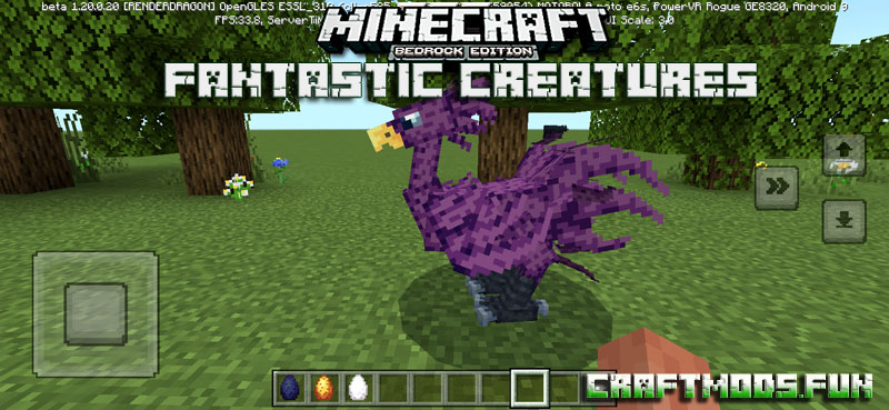 Free Download Mod Fantastic Creatures MCPE 1.20 for Mobile