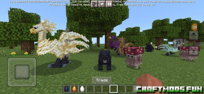 Free Download Mod Fantastic Creatures MCPE 1.20 for Mobile 