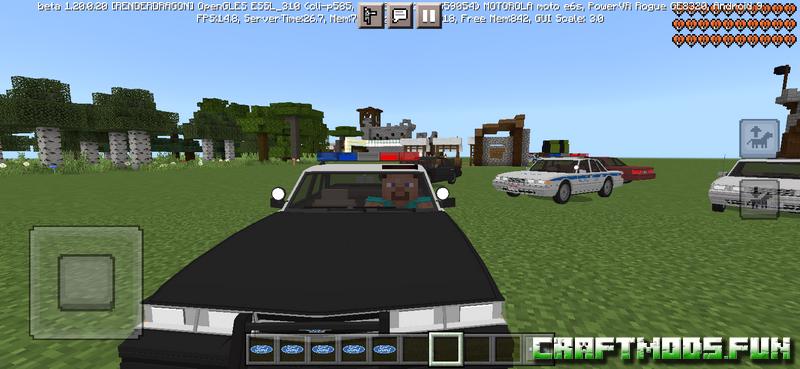 Free Download Vehicles Car Mod Ford Minecraft PE for iOS