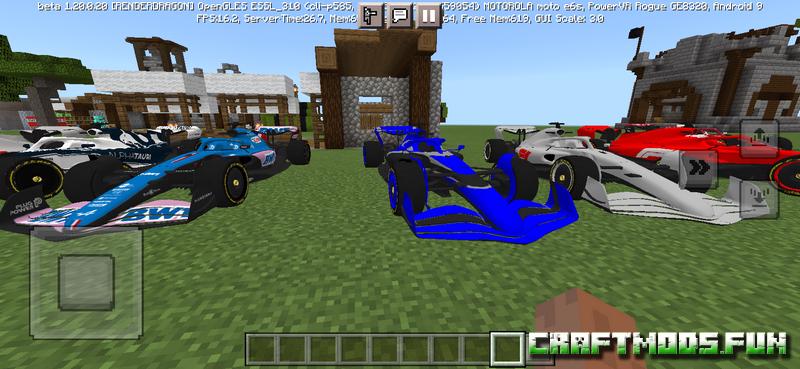 Formula 1 / F1 Vehicles Mod Minecraft PE for iOS, Android