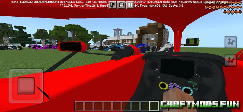 Formula 1 / F1 Vehicles Mod Minecraft PE for iOS, Android