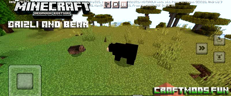 Grizli and Bears Mod Minecraft PE 1.20 for iOS, Android