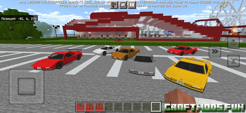 Mod Honda Minecraft PE 1.20, 1.19 for Amdroid, iOS