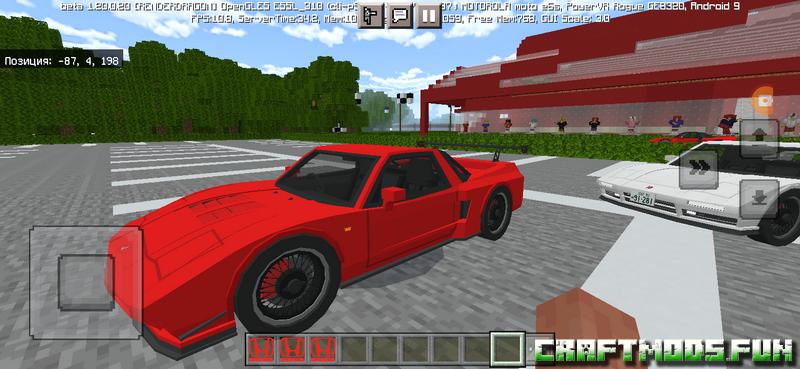 Mod Honda Minecraft PE 1.20, 1.19 for Amdroid, iOS
