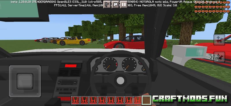 Free Download Mod Vehicles Car Honda NSX Minecreaft PE for Windows 10
