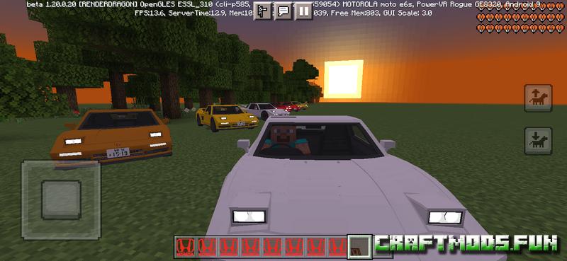 Free Download Mod Vehicles Car Honda NSX Minecreaft PE for Windows 11