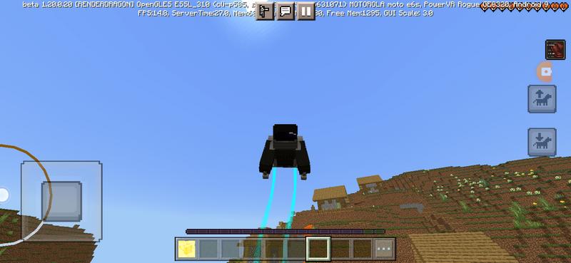 Jetpack Mod Minecraft PE 1.20 for Android[iOS]