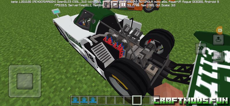 Mazda 787 Mod Minecraft PE 1.20, 1.19.83 for iOS, Android