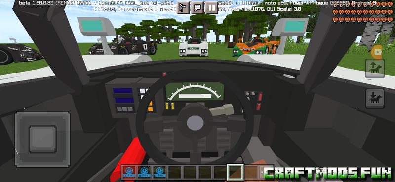 Mazda 787 Mod Minecraft PE 1.20, 1.19.83 for iOS, Android