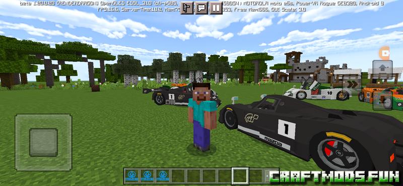 Mazda 787 Mod Minecraft PE 1.20, 1.19.83 for iOS, Android