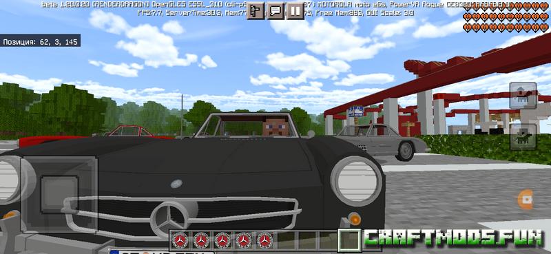 Free download Mod Mercedes Benz Minecraft 1.20 for Android, iOS