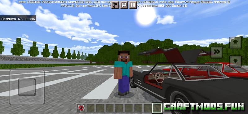 Free download Mod Mercedes Benz Minecraft 1.20 for Android, iOS