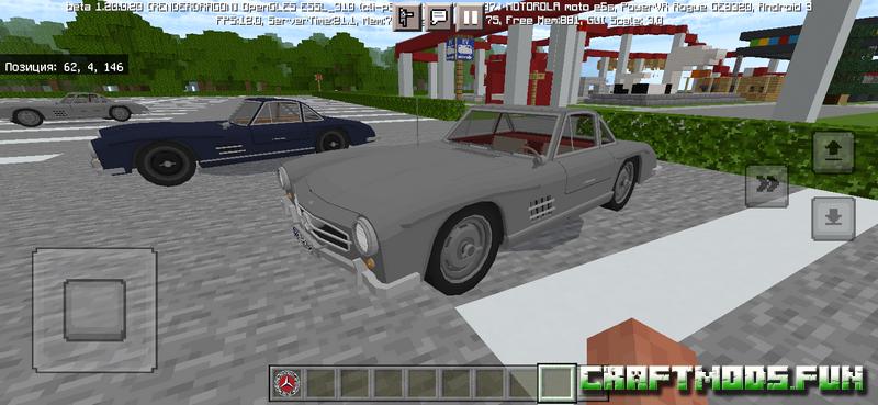 Free download Mod Mercedes Benz Minecraft 1.20 for Android, iOS