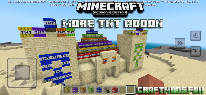 Free Download Addon - More TNT Addon MCPE 1.20 for Android, Win 10, iOS