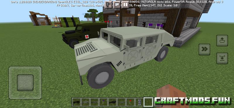 Download War Vehicles Morningstar Mod Minecraft PE for Android
