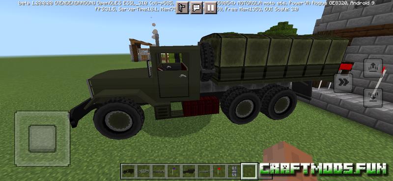 Download War Vehicles Morningstar Mod Minecraft PE for iOS
