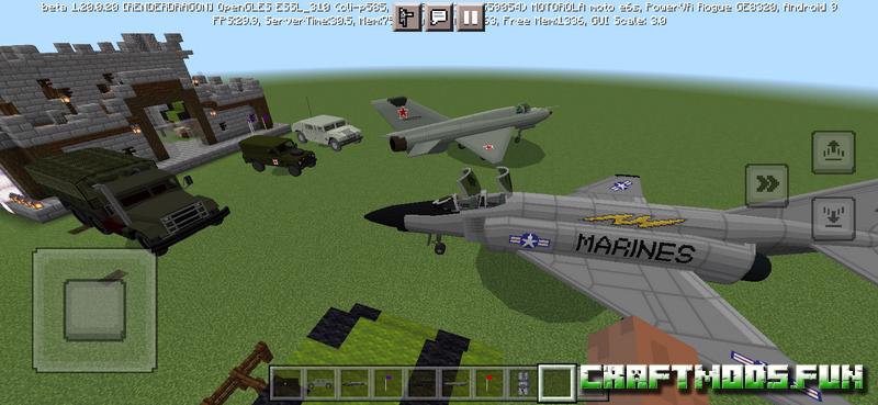 Free Download War Vehicles Morningstar Mod Minecraft PE for Mobile