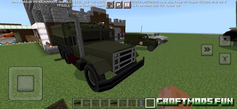 Download War Vehicles Morningstar Mod Minecraft PE for Android, iOS