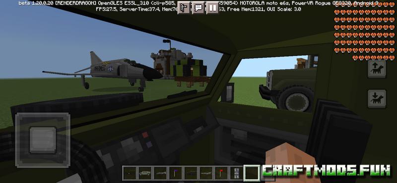 Download War Vehicles Morningstar Mod Minecraft PE for Android, iOS