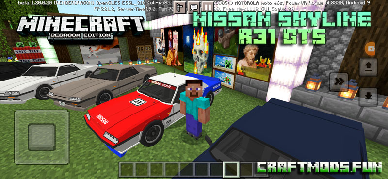 Download Mod Nissan GTS Minecraft PE for Android, iOS